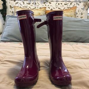 NEW Girls Hunter rain boots size 3